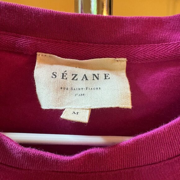 Sezane Viva La Vida T-shirt Violet/multicolour - Size M - Picture 2 of 3